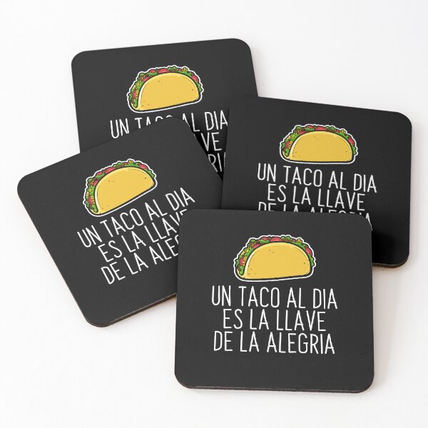 Item preview, Un Taco Al Dia Es La Llave De La Alegria designed and sold by PNGShop.
