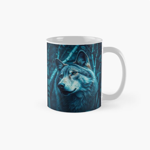 Item preview, Grey Wolf and Birch Trees designed and sold by Skye Ryan-Evans.