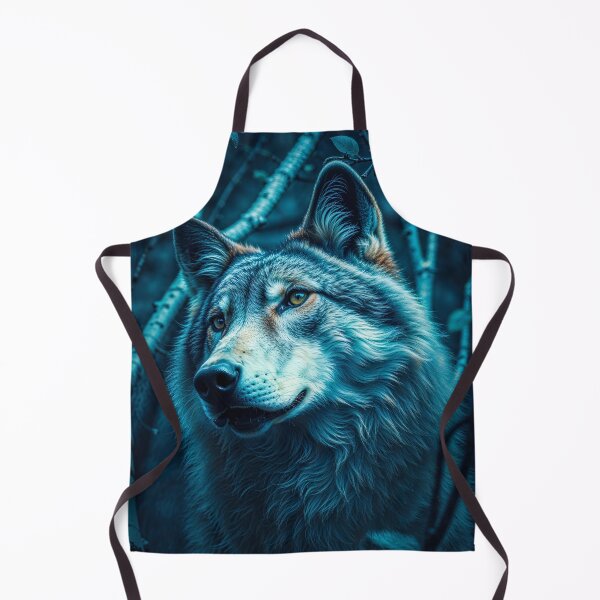 Item preview, Grey Wolf and Birch Trees designed and sold by Skye Ryan-Evans.
