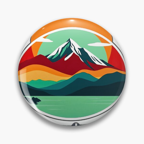 Item preview, Mount Snowdon & Lake Glaslyn at Sunset with Moon - Snowdonia National Park designed and sold by irynaartbyim.