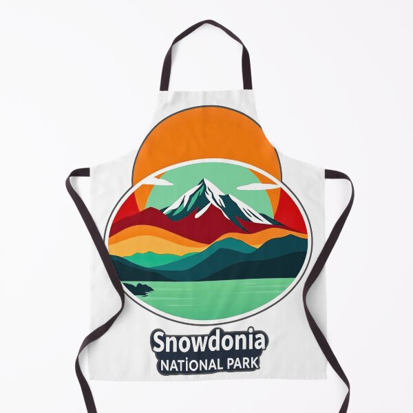 Item preview, Mount Snowdon & Lake Glaslyn at Sunset with Moon - Snowdonia National Park designed and sold by irynaartbyim.