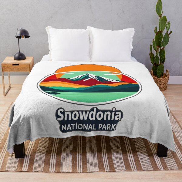 Item preview, Mount Snowdon & Lake Glaslyn at Sunset with Moon - Snowdonia National Park designed and sold by irynaartbyim.