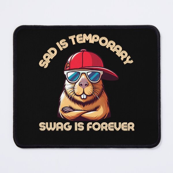 Item preview, Sad is temporary Swag is forever, Perfect gift for anyone who loves humor and trendy animal-themed art designed and sold by FelkMariShop.
