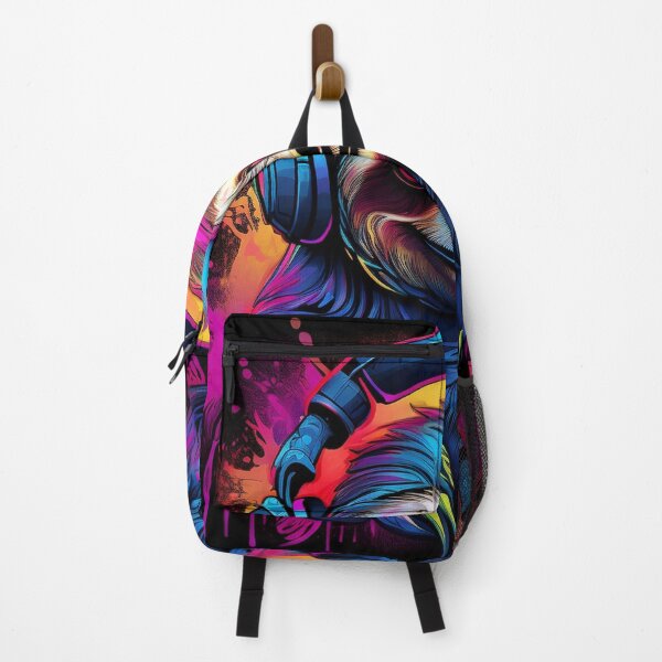 Item preview, Graffiti Sloth in Headphones designed and sold by Boxing Kangaroo Retail Company.