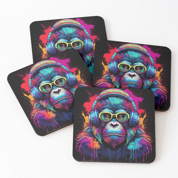 Item preview, Graffiti Gorilla in Headphones designed and sold by Boxing Kangaroo Retail Company.