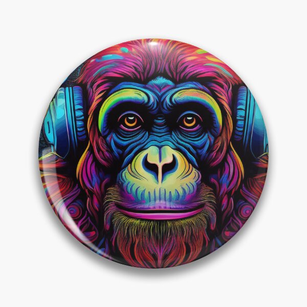 Item preview, Graffiti orangutan in Headphones designed and sold by Boxing Kangaroo Retail Company.
