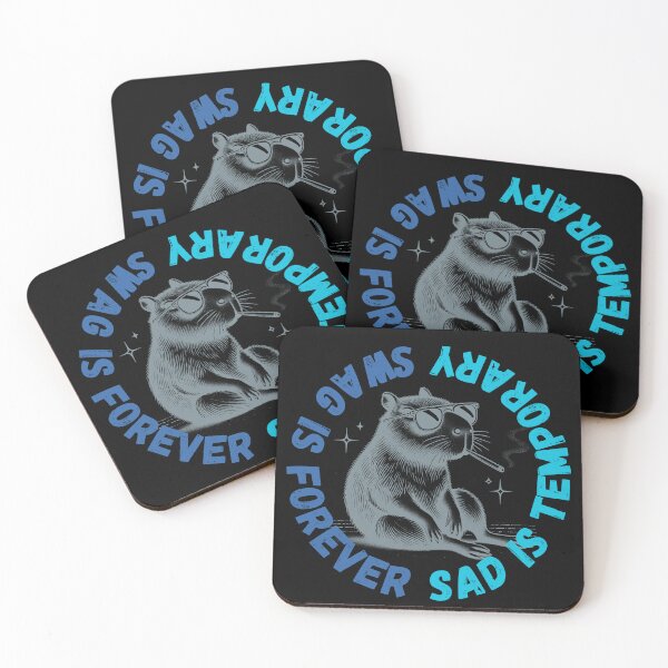 Item preview, Sad is temporary Swag is forever, Perfect gift for anyone who loves humor and trendy animal-themed art designed and sold by FelkMariShop.