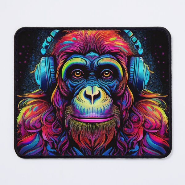 Item preview, Graffiti orangutan in Headphones designed and sold by Boxing Kangaroo Retail Company.