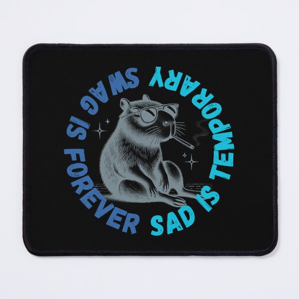 Item preview, Sad is temporary Swag is forever, Perfect gift for anyone who loves humor and trendy animal-themed art designed and sold by FelkMariShop.