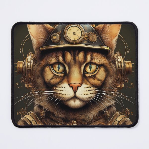 Item preview, Graffiti Steampunk Cat designed and sold by Boxing Kangaroo Retail Company.