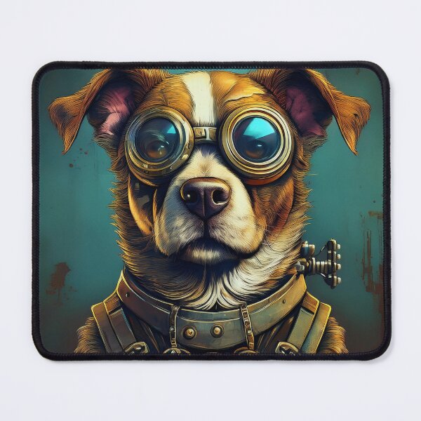 Item preview, Graffiti Steampunk Dog designed and sold by Boxing Kangaroo Retail Company.