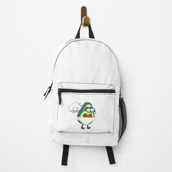 Item preview, pixel art of cupid avocado with binoculars observing designed and sold by ZerpaGiovanna.