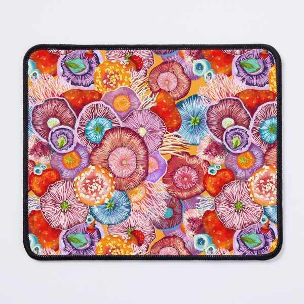 Item preview, Colorful Mushroom Illustration: Vibrant and Detailed Artwork for Nature Lovers designed and sold by Pandositive.
