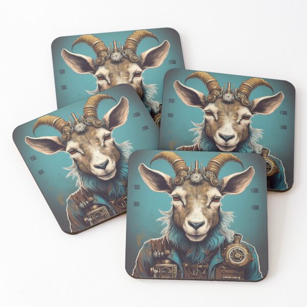 Item preview, Graffiti Steampunk Goat  designed and sold by Boxing Kangaroo Retail Company.