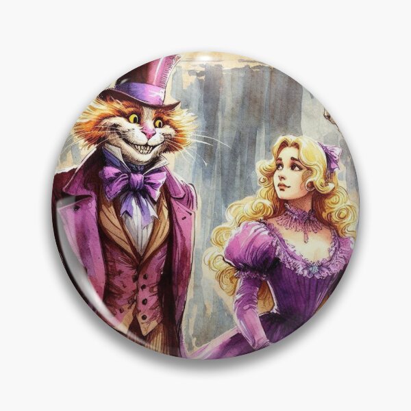Item preview, Alice and the Cheshire Cat designed and sold by Natalia Montenegro.