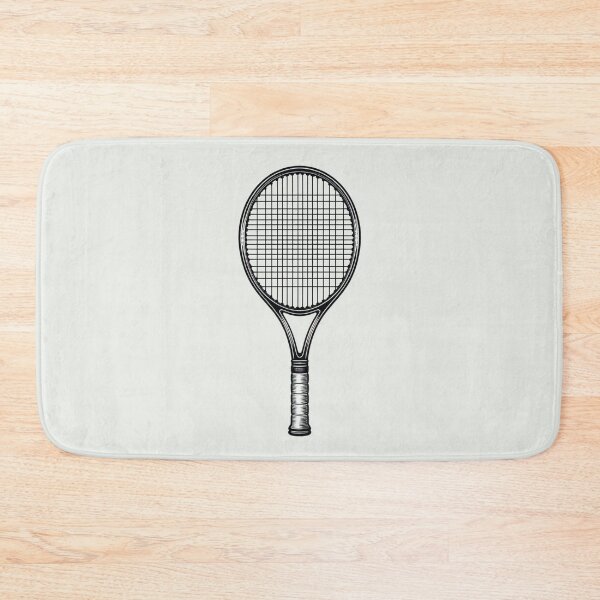 Artikelvorschau, Nur ein Tennisschläger, Alabaster / Kein Hintergrund, großes Muster entworfen und verkauft von Gaborai.