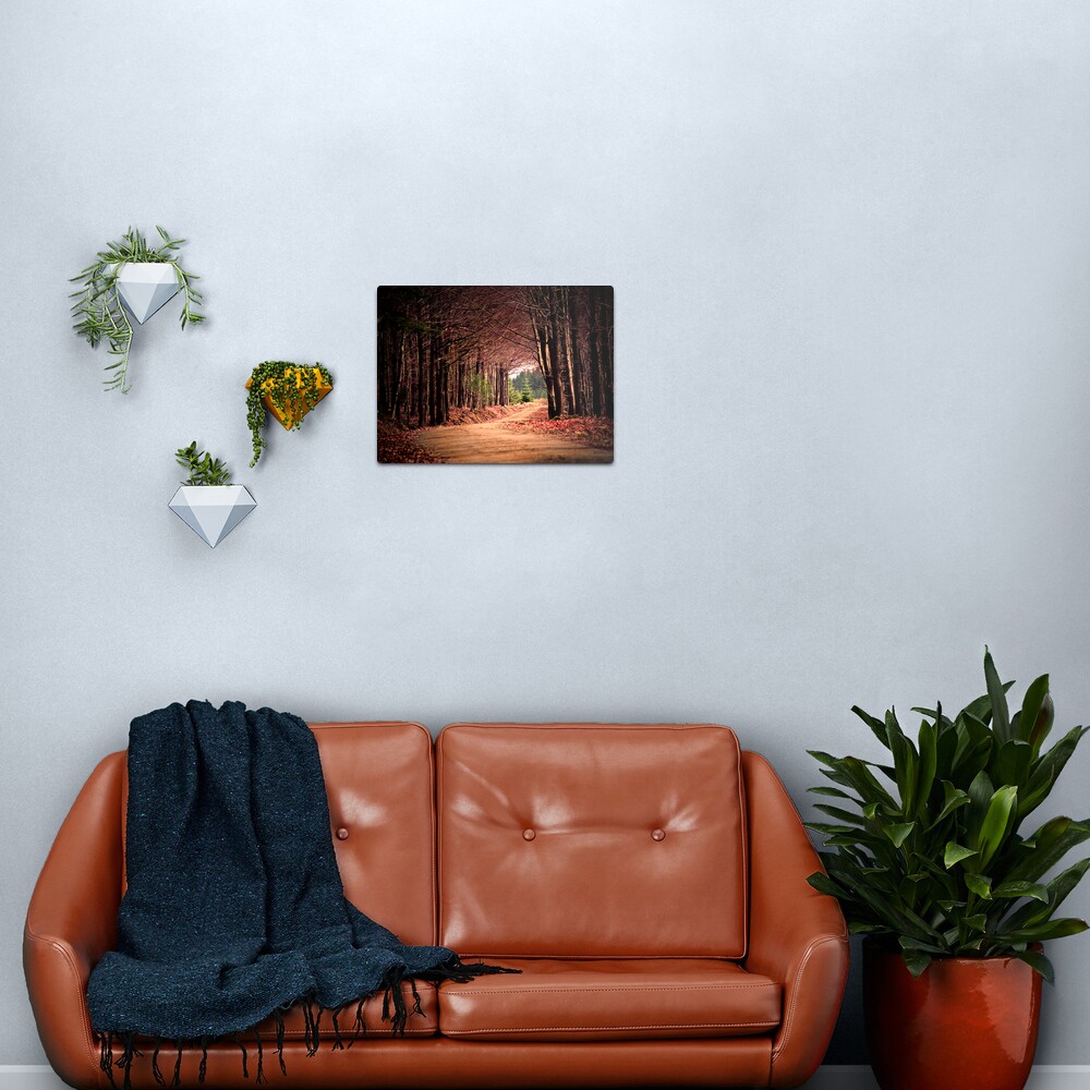 end of the road Metal Print
