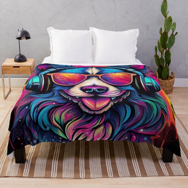 Item preview, Graffiti Border Collie in Headphones and Shades designed and sold by Boxing Kangaroo Retail Company.