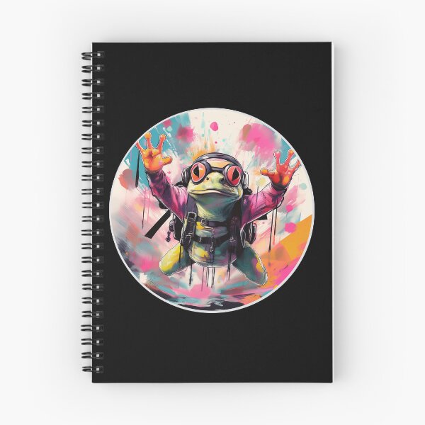 Item preview, Graffiti Sky diving Frog designed and sold by Boxing Kangaroo Retail Company.