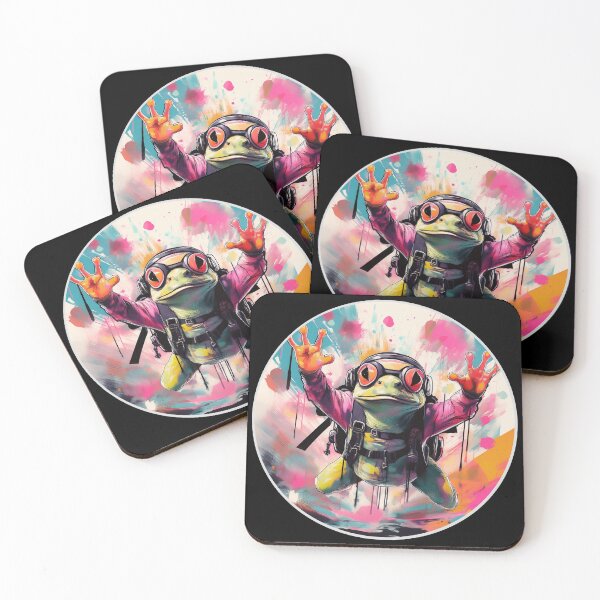 Item preview, Graffiti Sky diving Frog designed and sold by Boxing Kangaroo Retail Company.