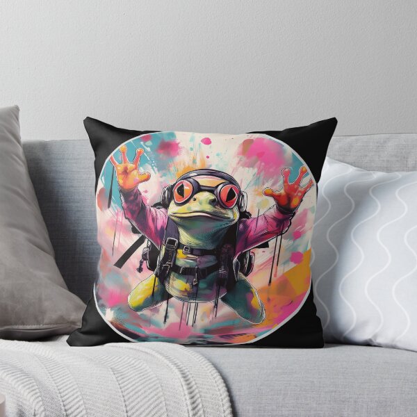 Item preview, Graffiti Sky diving Frog designed and sold by Boxing Kangaroo Retail Company.