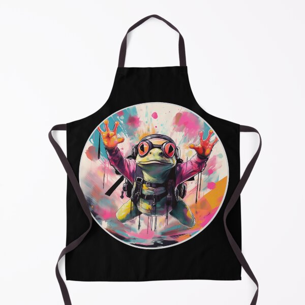Item preview, Graffiti Sky diving Frog designed and sold by Boxing Kangaroo Retail Company.