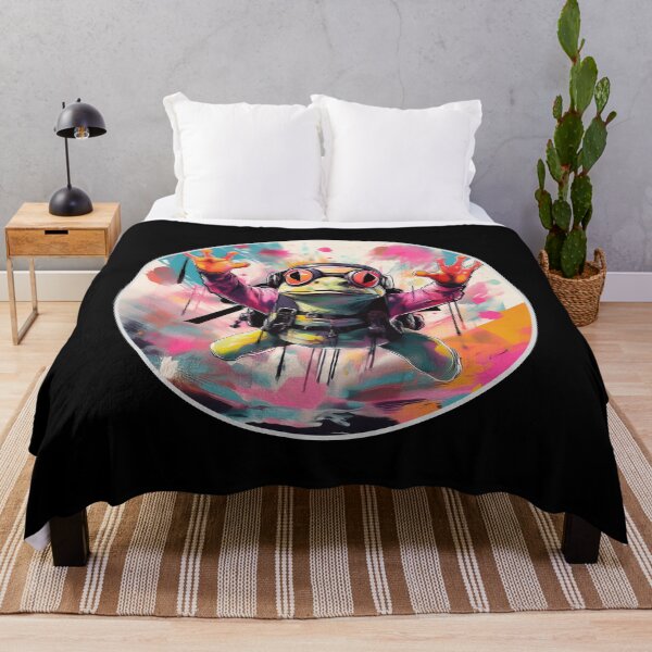 Item preview, Graffiti Sky diving Frog designed and sold by Boxing Kangaroo Retail Company.