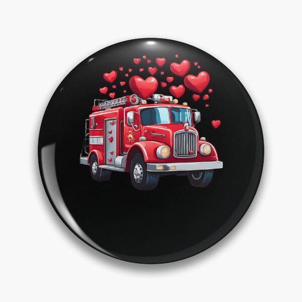 Item preview, Wee Woo Squad, Firefighter, Fire Truck, Fireman, big Truck for Valentine Day designed and sold by Printek.
