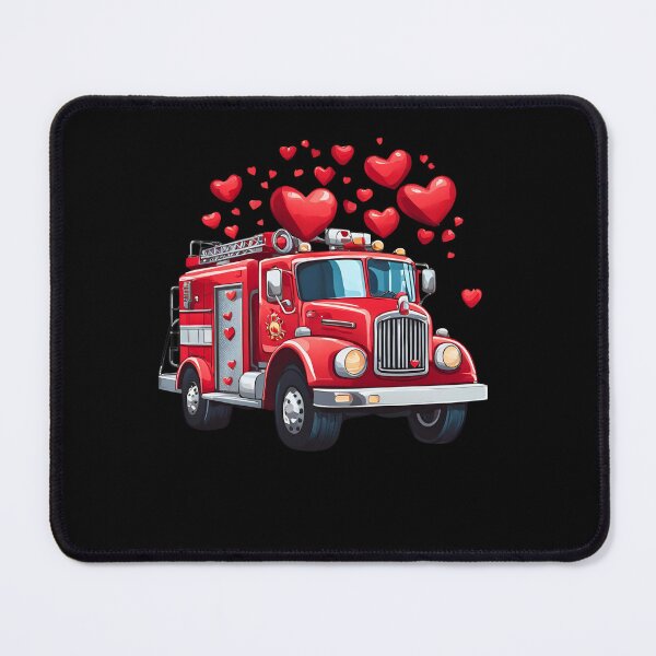 Item preview, Wee Woo Squad, Firefighter, Fire Truck, Fireman, big Truck for Valentine Day designed and sold by Printek.