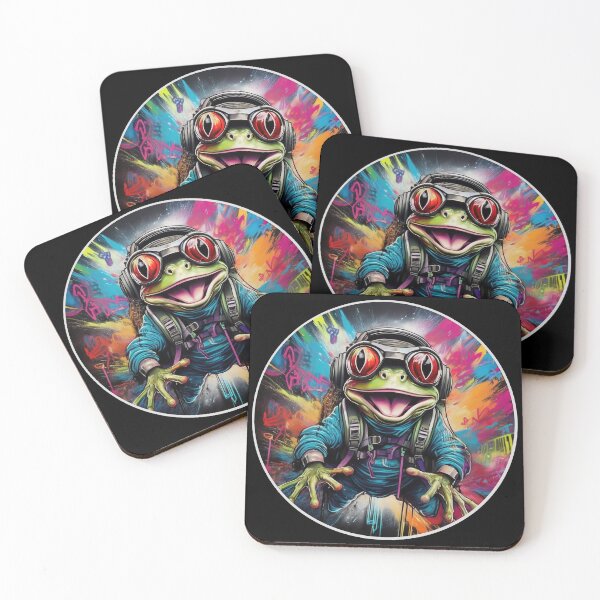 Item preview, Graffiti Sky diving Frog designed and sold by Boxing Kangaroo Retail Company.