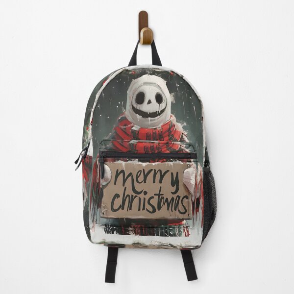 Item preview, Quirky Christmas Skeleton Holding Festive Sign designed and sold by Amr Siam.