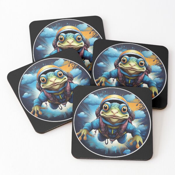 Item preview, Graffiti Sky diving Frog designed and sold by Boxing Kangaroo Retail Company.
