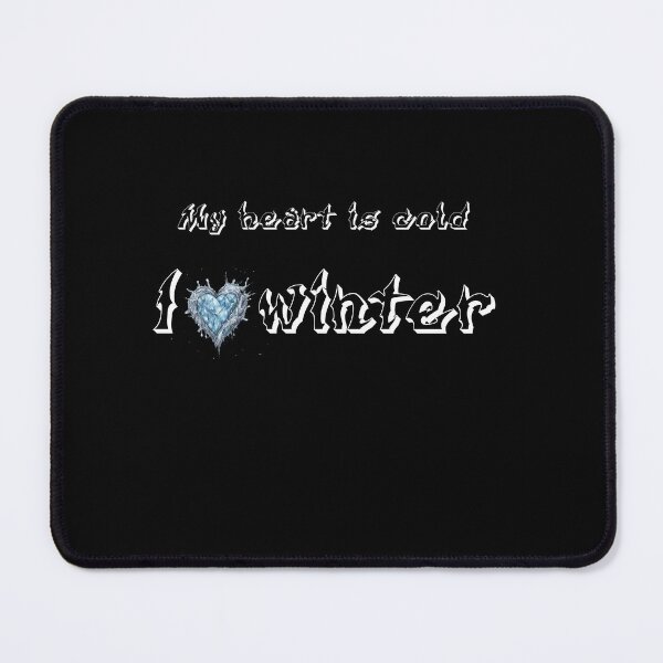 Item preview, Winter Sports: My heart is cold, I love winter designed and sold by IrgumS.