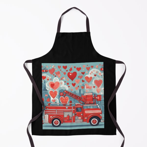 Item preview, Wee Woo Squad, Firefighter, Fire Truck, Fireman, big Truck for Valentine Day designed and sold by Printek.