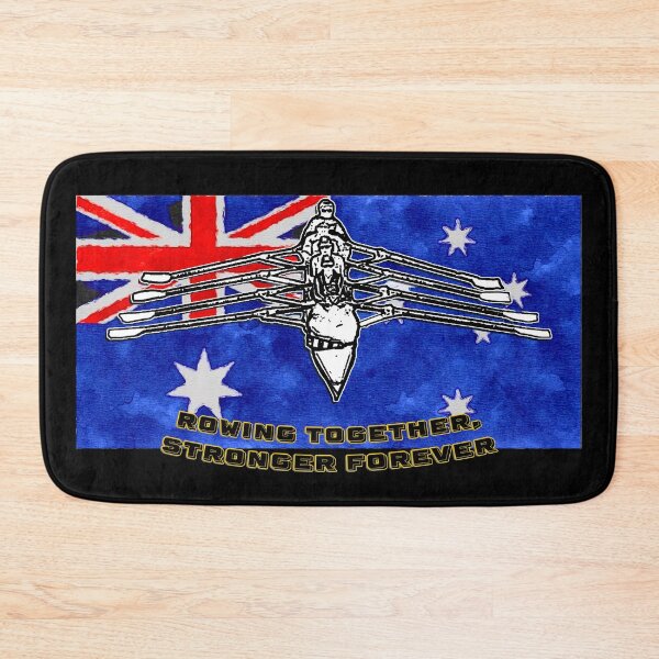 Item preview, Rowing Together, Stronger Forever - Australian Team Spirit Artwork designed and sold by Michael van der Hoorn.