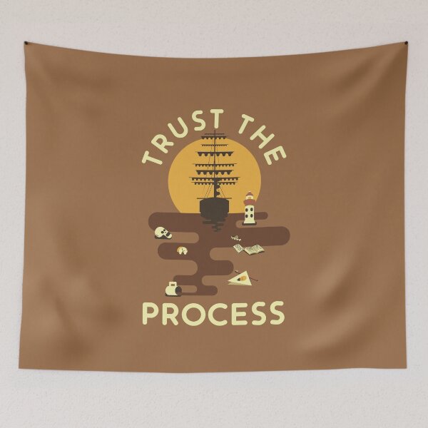 Item preview, Trust The Process Flat Design designed and sold by TKsuited.
