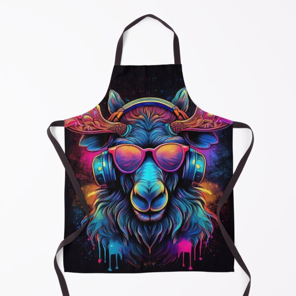 Item preview, Graffiti moose in Headphones and Shades designed and sold by Boxing Kangaroo Retail Company.