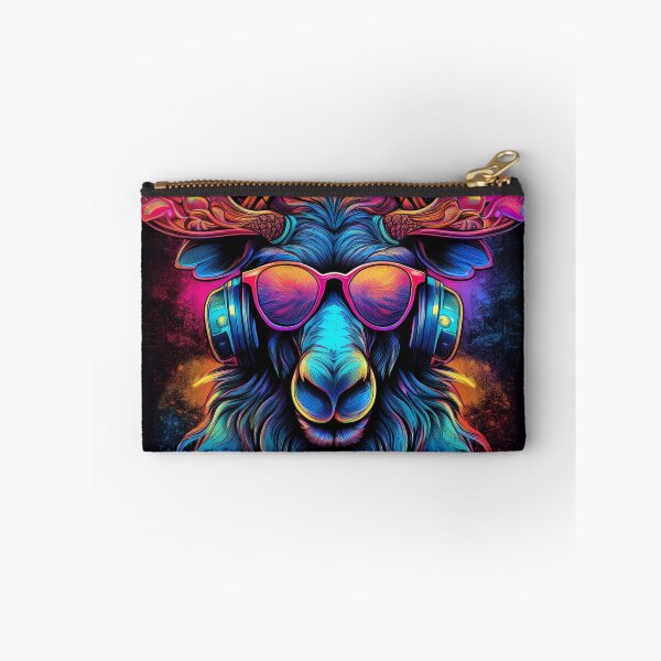 Item preview, Graffiti moose in Headphones and Shades designed and sold by Boxing Kangaroo Retail Company.