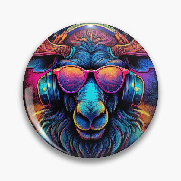 Item preview, Graffiti moose in Headphones and Shades designed and sold by Boxing Kangaroo Retail Company.