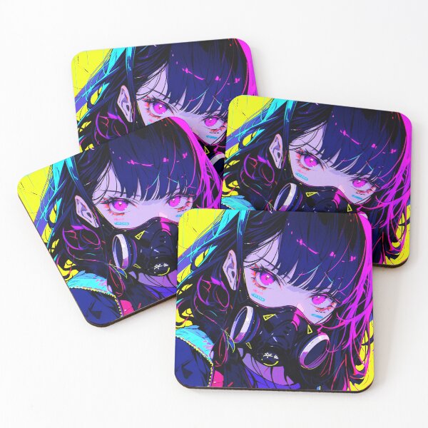 Item preview, Anime cyberpunk girl designed and sold by iWallGlow.