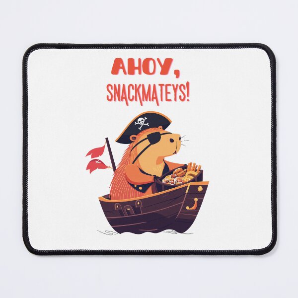 Item preview, Pirate Capybara Design - Ahoy Snackmateys designed and sold by VisualArtsOasis.