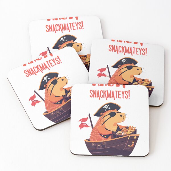 Item preview, Pirate Capybara Design - Ahoy Snackmateys designed and sold by VisualArtsOasis.