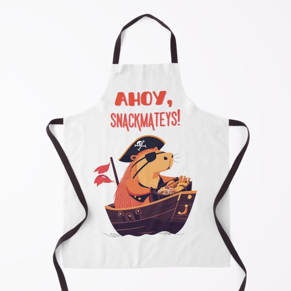 Item preview, Pirate Capybara Design - Ahoy Snackmateys designed and sold by VisualArtsOasis.