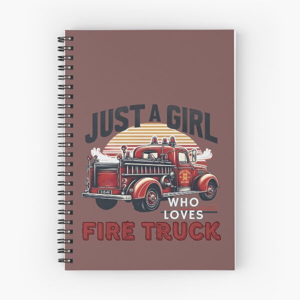 Item preview, Just a Girl who loves Wee Woo Squad, Firefighter, Fire Truck, Fireman, big Truck designed and sold by Printek.