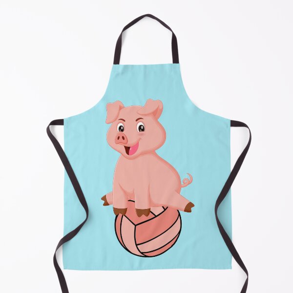 Item preview, Pig is sitting on a volleyball designed and sold by SimpleUla.