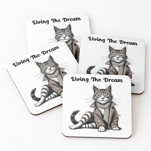Item preview, Amazing Funny Cats Living the Dream  designed and sold by WearitToday.