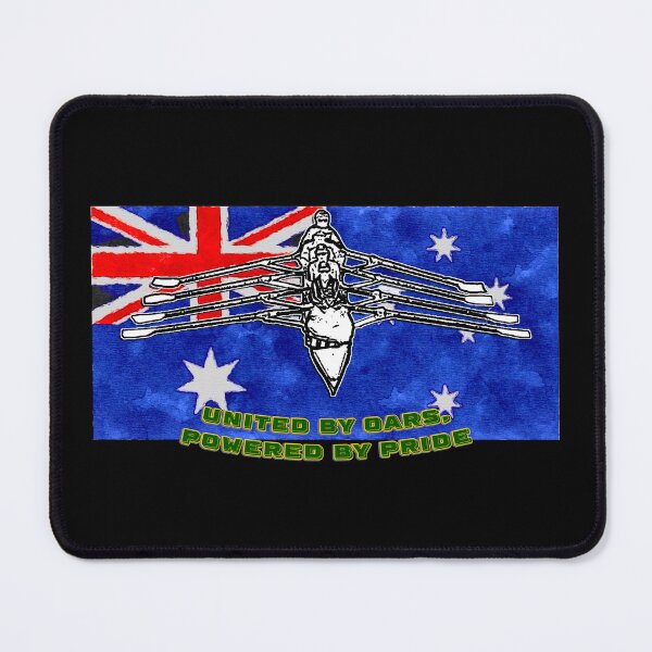 Item preview, United by Oars, Powered by Pride - Australian Rowing Artwork designed and sold by Michael van der Hoorn.
