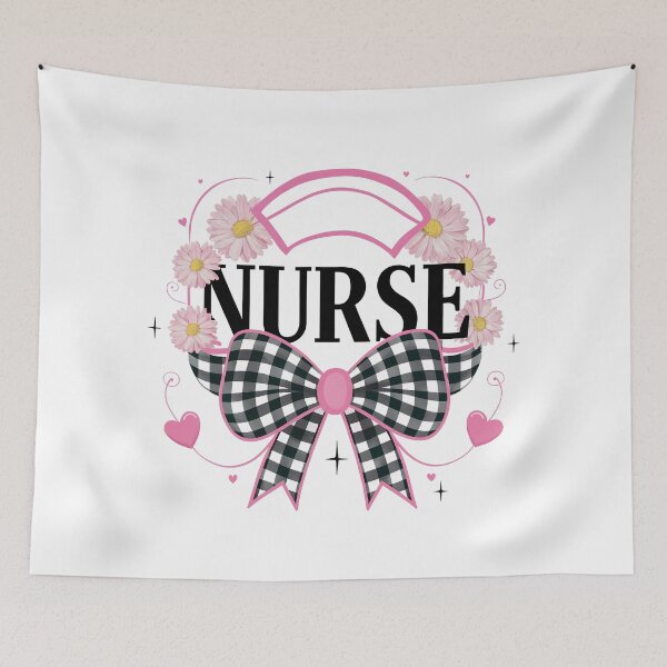 Item preview, Nurse valentine, Valentines Day, Valentine Coquette Bow designed and sold by FunnyShop4you.