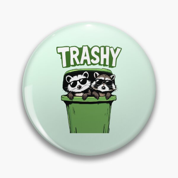 Item preview, Trashy Funny Animal Raccoon Sunglasses Trash Panda Garbage designed and sold by PurpleLoveStore.