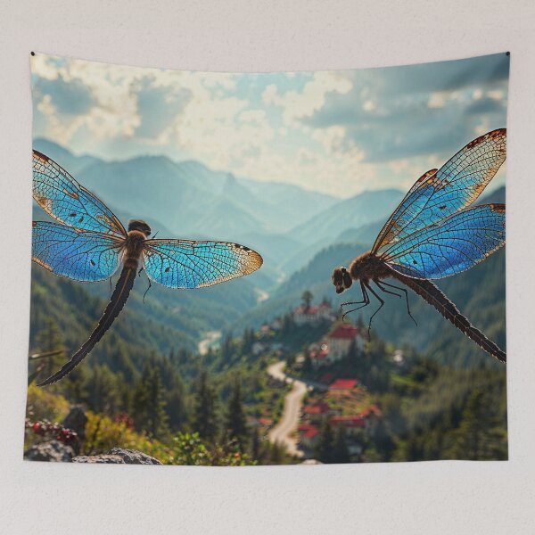Item preview, Two Dragonflies designed and sold by Skye Ryan-Evans.